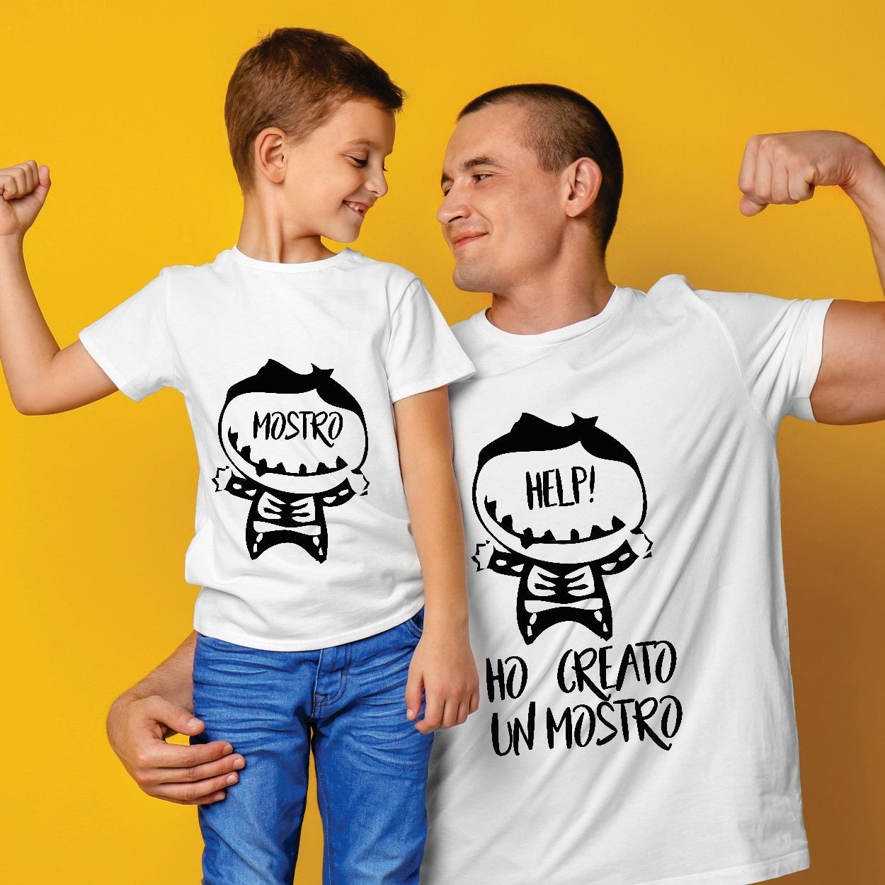 Papa Idee Magliette T-shirt Papa' E Figlio Festa Del Papà