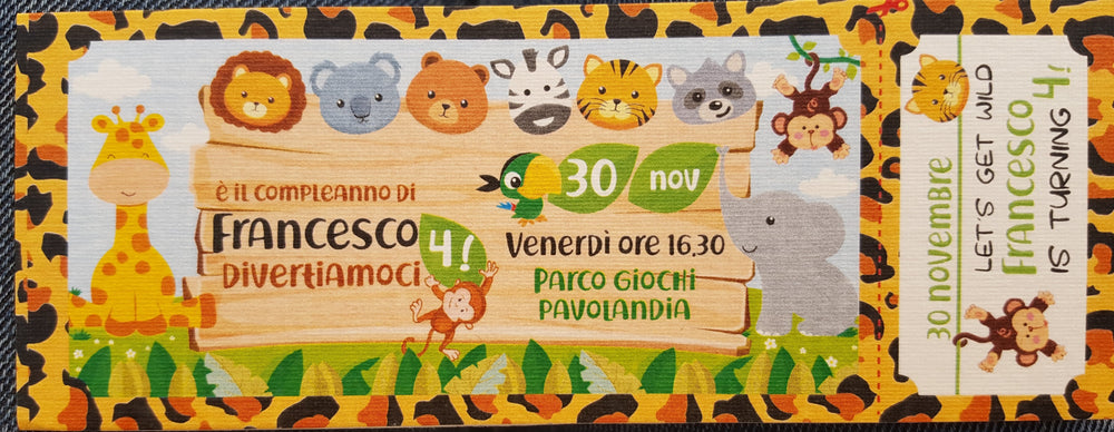 Invito digitale Compleanno