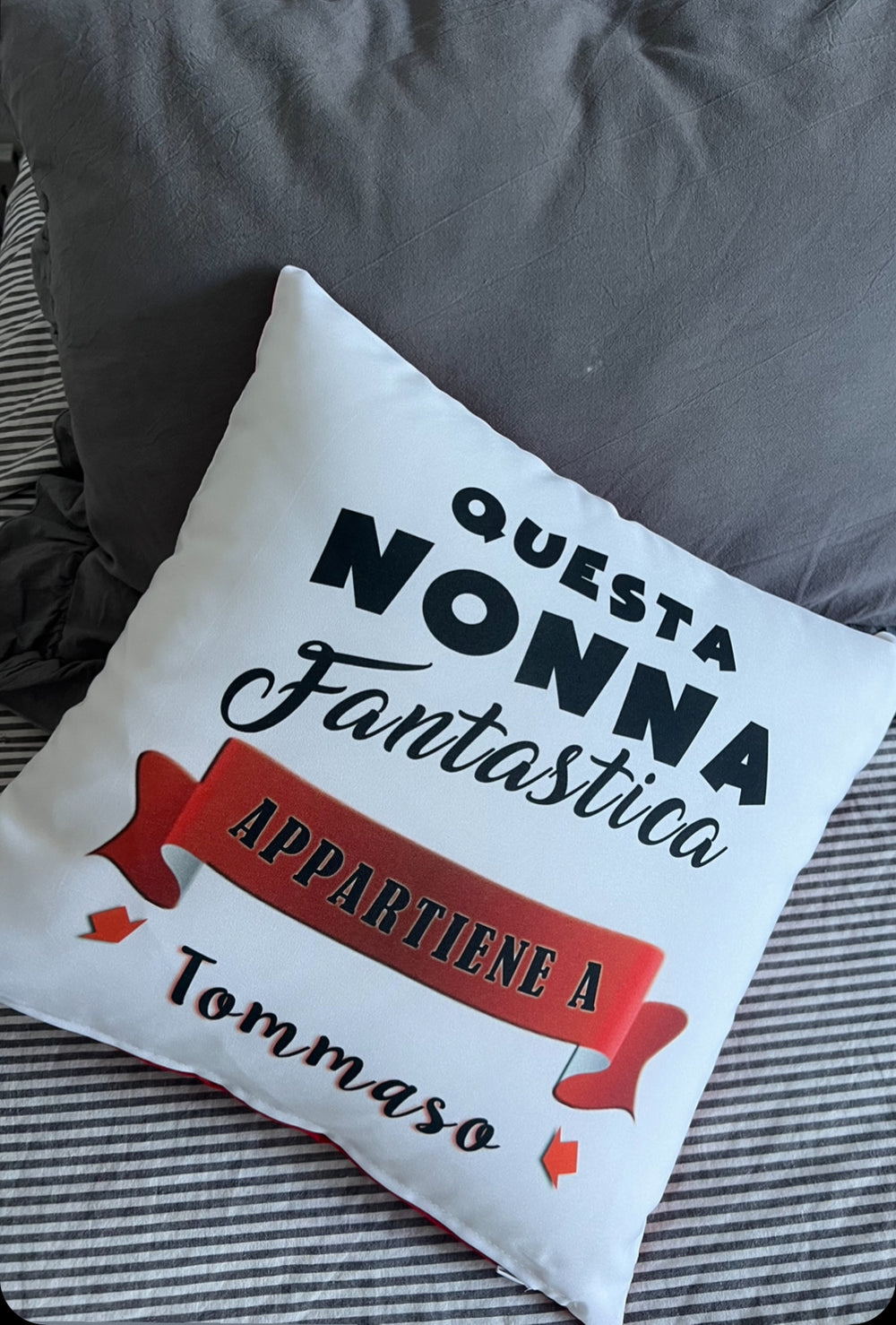 Cuscino dedica nonni  - idee regalo