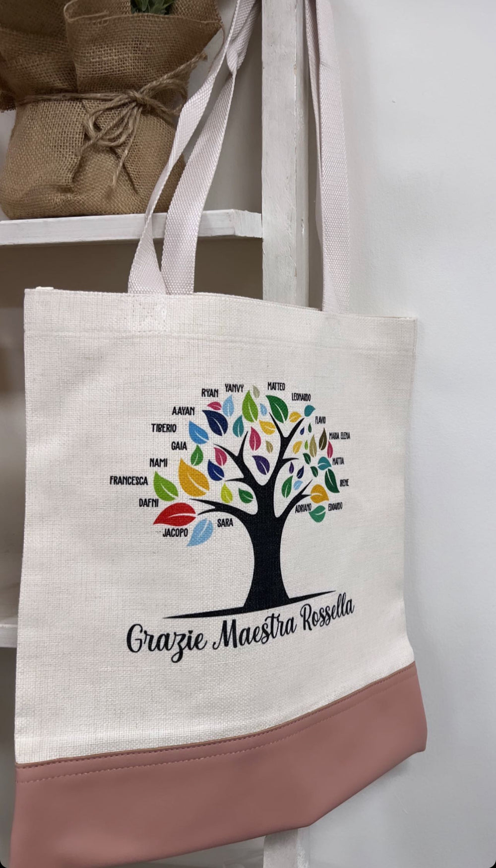 Shopper personalizzata maestra