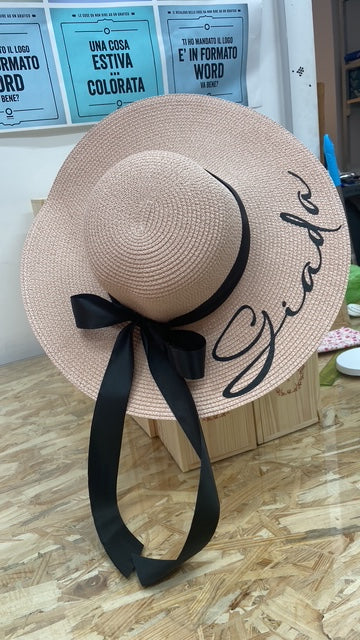 Cappelli effetto paglia personalizzati
