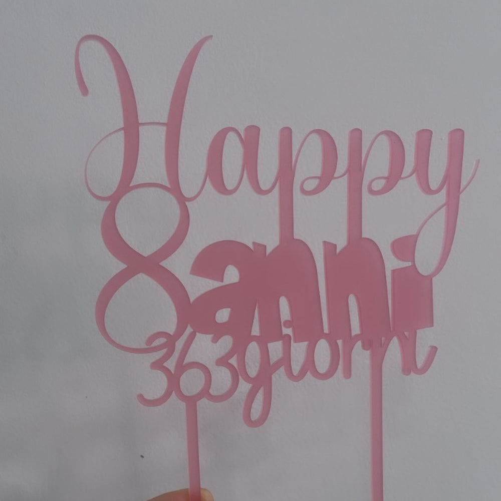 
                      
                        Cake topper in plexiglass
                      
                    