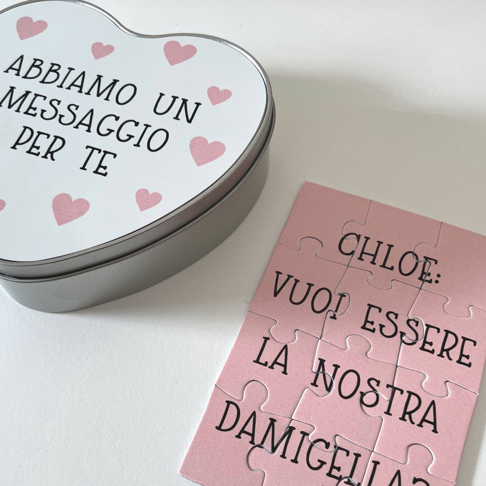 
                      
                        Scatola Alluminio con Puzzle personalizzata
                      
                    