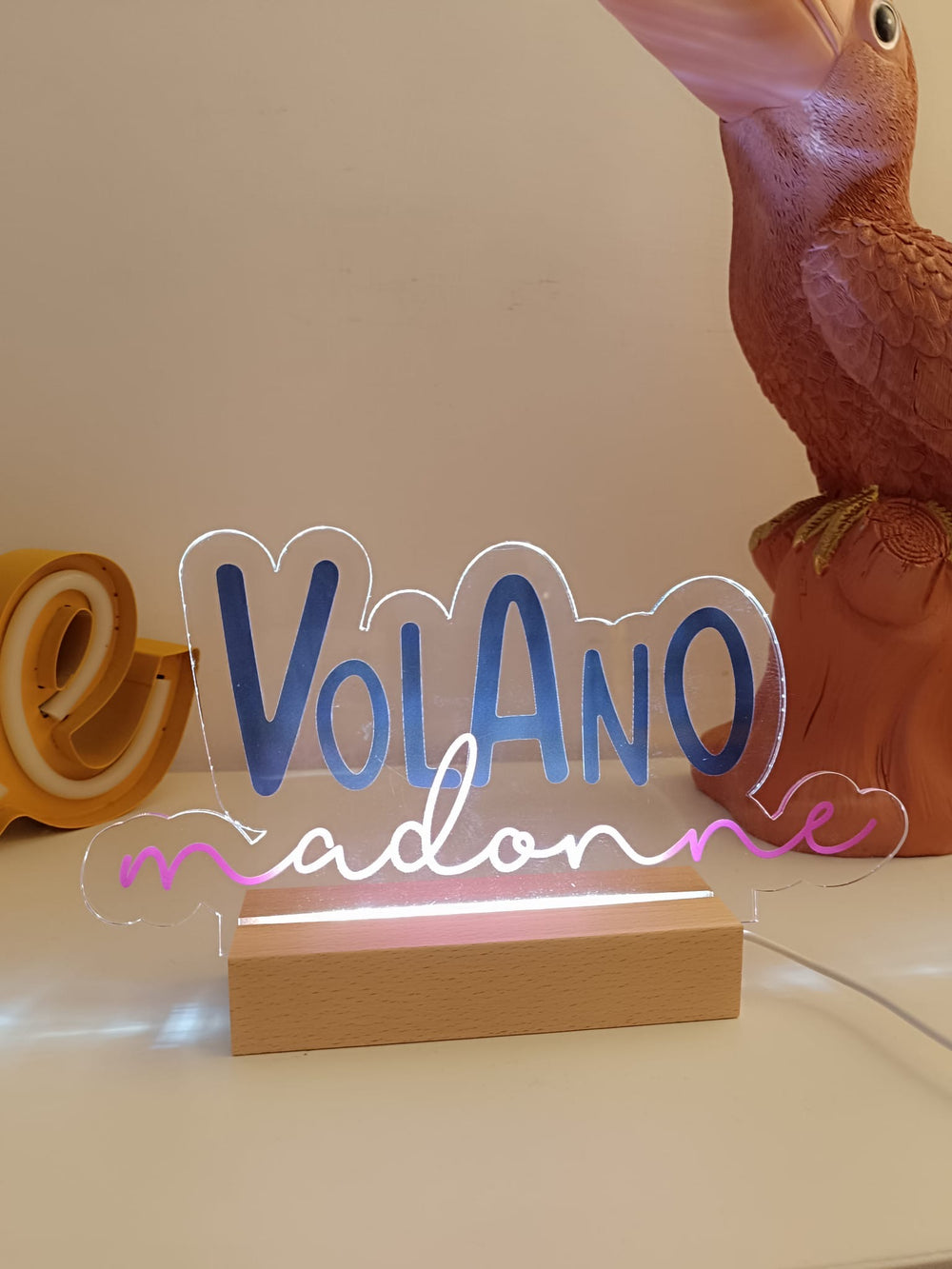 Lampada LED Volano personalizzata