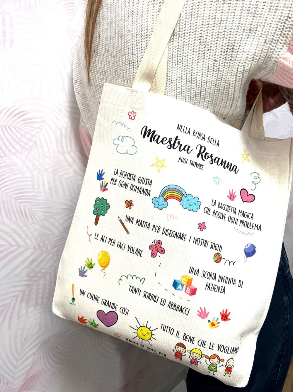 Shopper personalizzata maestra