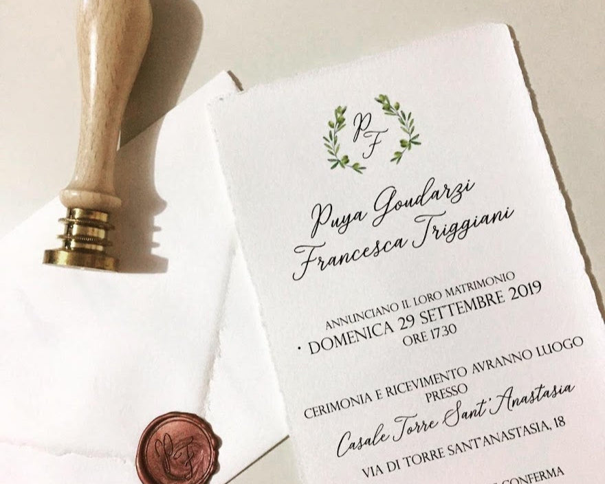 Partecipazione Matrimonio Amalfi