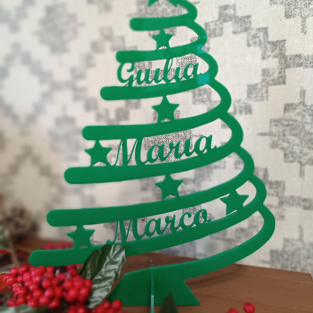
                      
                        Albero di Natale in Plexiglass con Nomi - Idee regalo Natale
                      
                    