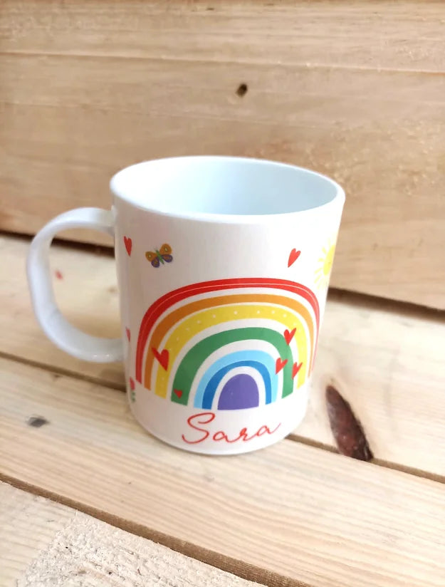 Bicchiere in Plastica con Arcobaleno - Idea regalo