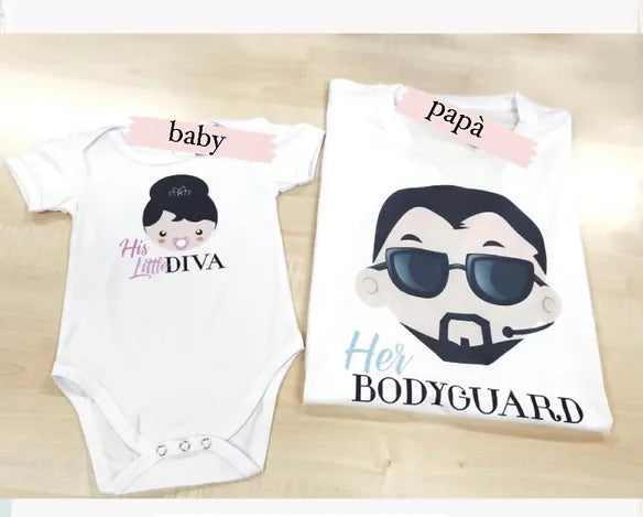 Set per Neonata e Papà Personalizzato - Idee regalo