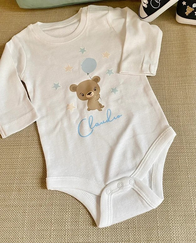 Body Nascita Personalizzato con Orso - Idee regalo