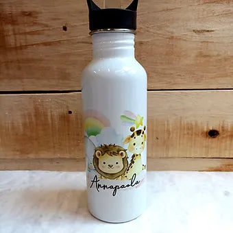 Borraccia Sporty termica in Acciaio Inox con Animali - 600ml