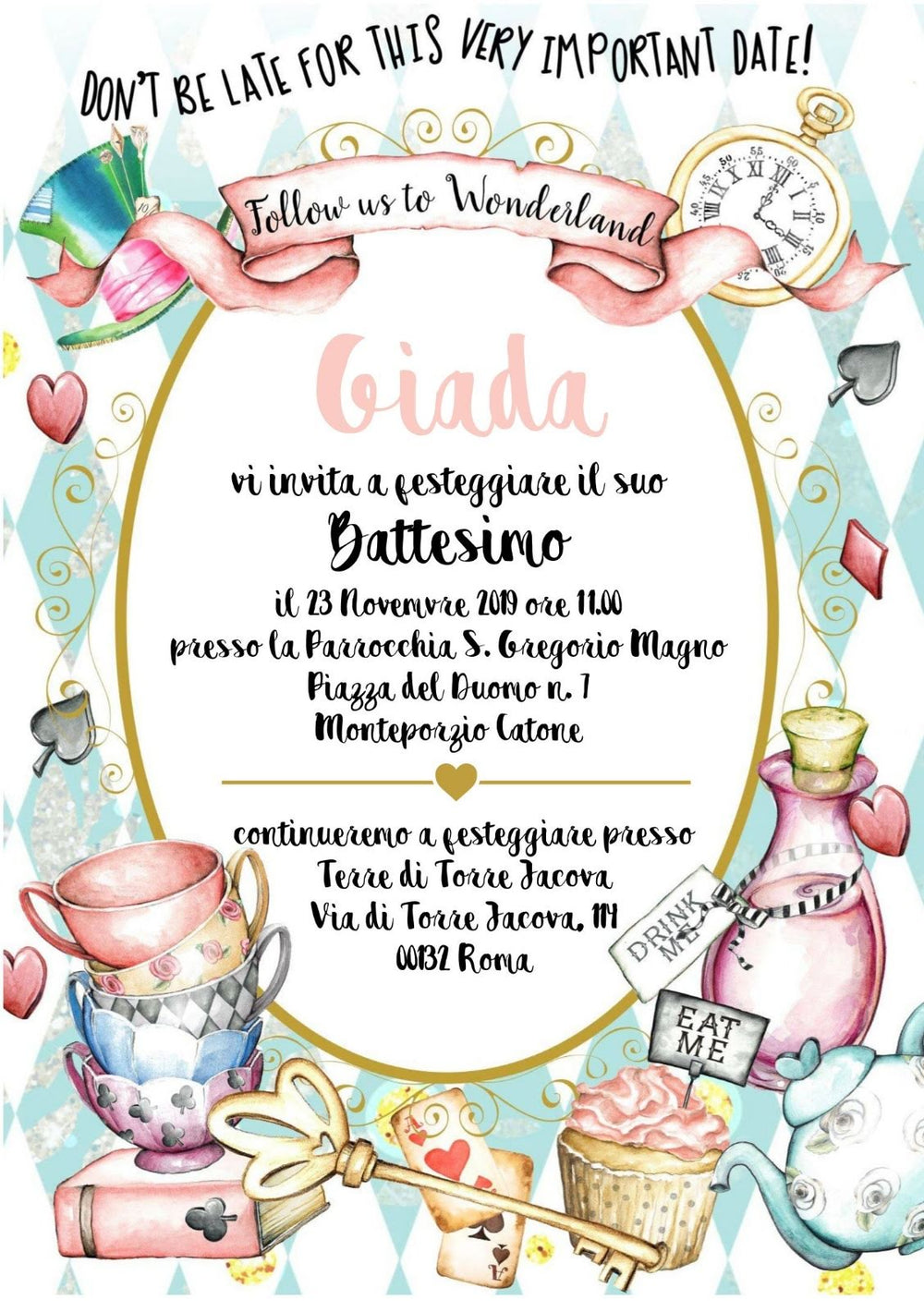Invito digitale Battesimo