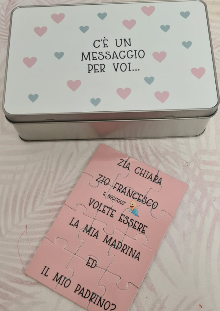 
                      
                        Scatola Alluminio con Puzzle personalizzata
                      
                    