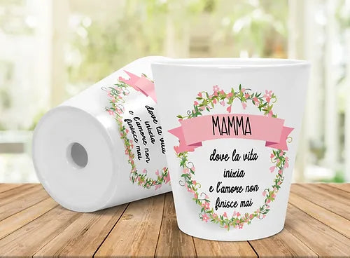 Vaso per la Mamma Personalizzato  - Idee Regalo