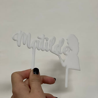 
                      
                        Cake topper in plexiglass
                      
                    