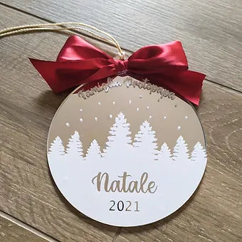 Pallina di Natale in plexiglass - Idee regalo