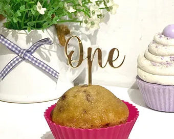 Mini Cake topper in plexiglass personalizzato