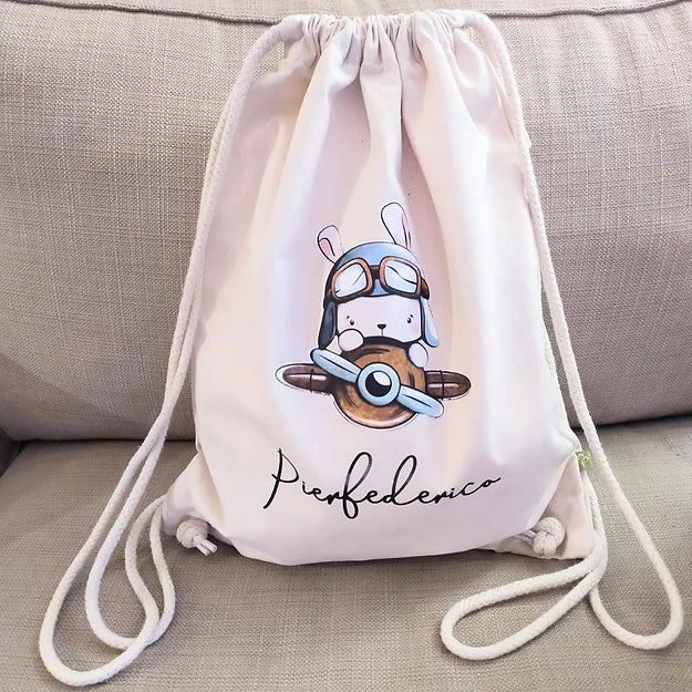 Sacca in Canvas Personalizzata