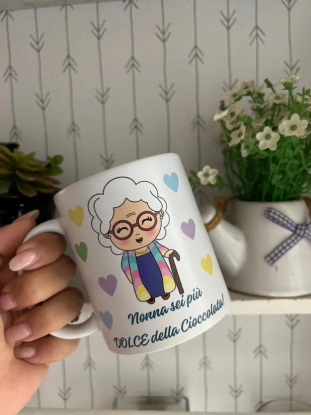 Tazza Personalizzata per Nonna- Idee regalo