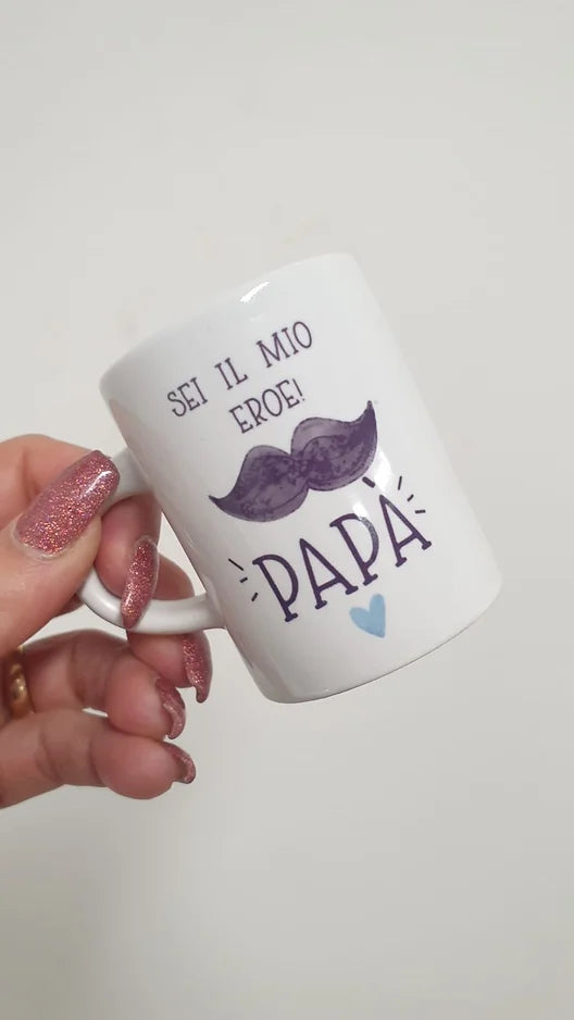 Tazzina da caffè personalizzata per il Papà - Idee regalo