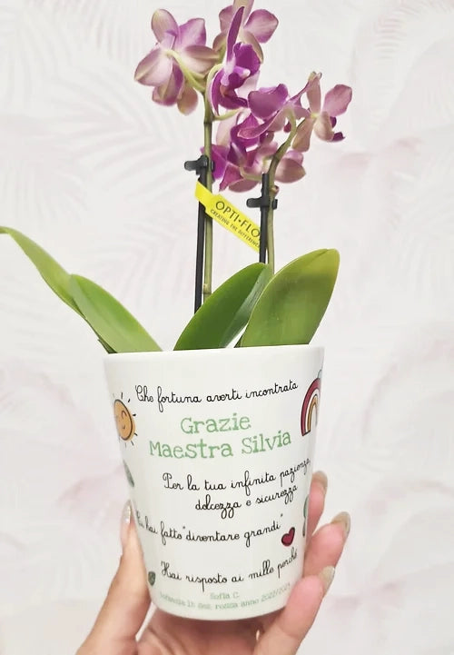 Vaso Maestra Personalizzato grazie Maestra - Idee Regalo