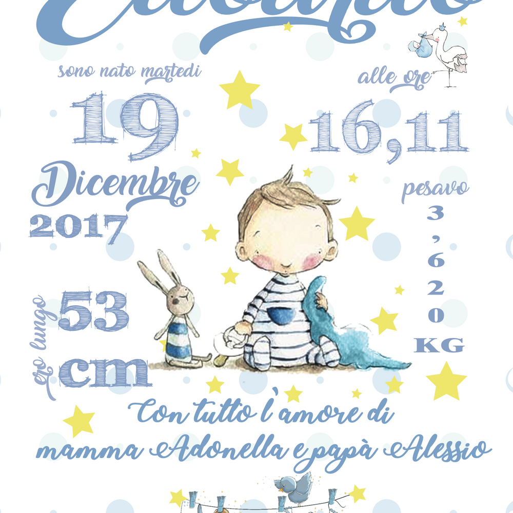 
                      
                        Quadretto Nascita Bimbo
                      
                    
