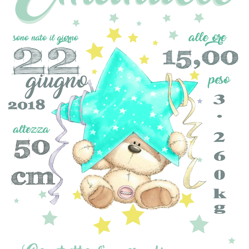 
                      
                        Quadretto Nascita Bimbo
                      
                    