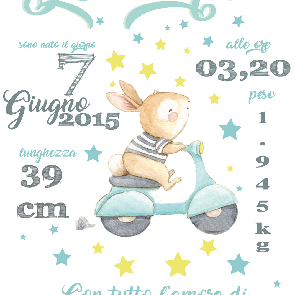 
                      
                        Quadretto Nascita Bimbo
                      
                    