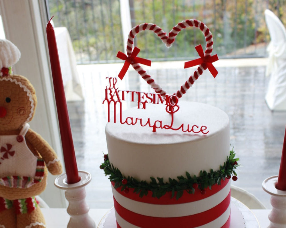 
                      
                        Cake topper in plexiglass
                      
                    