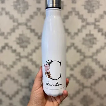 Borraccia termica 500ml personalizzata con Iniziale e Nome