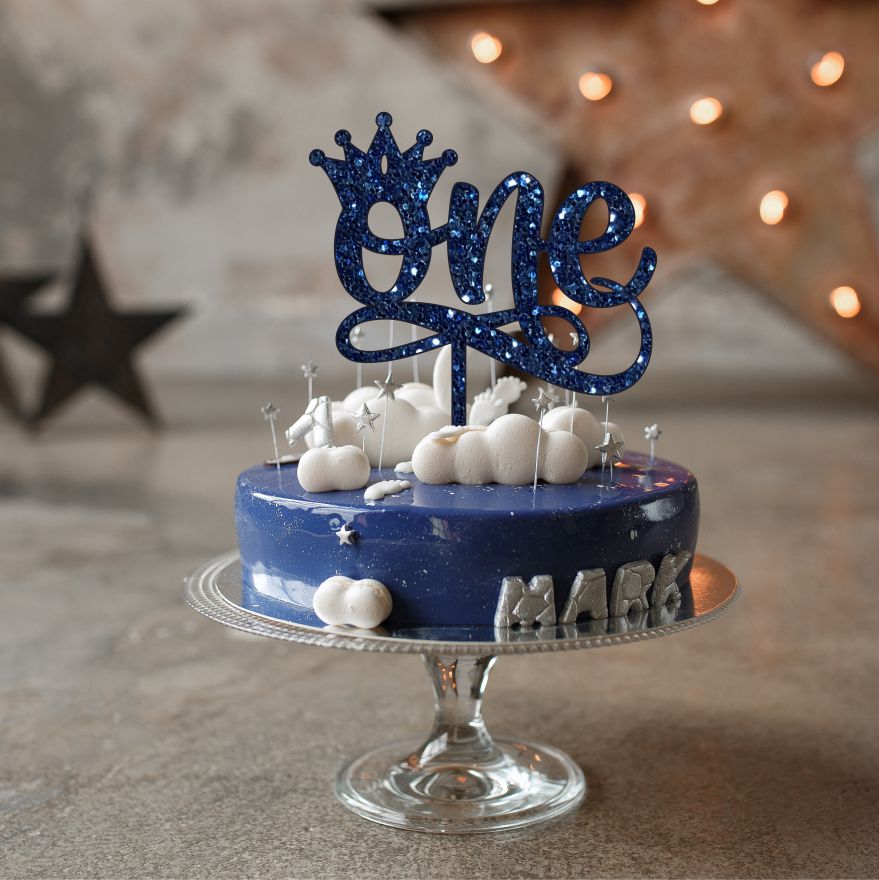 Cake topper in plexiglass