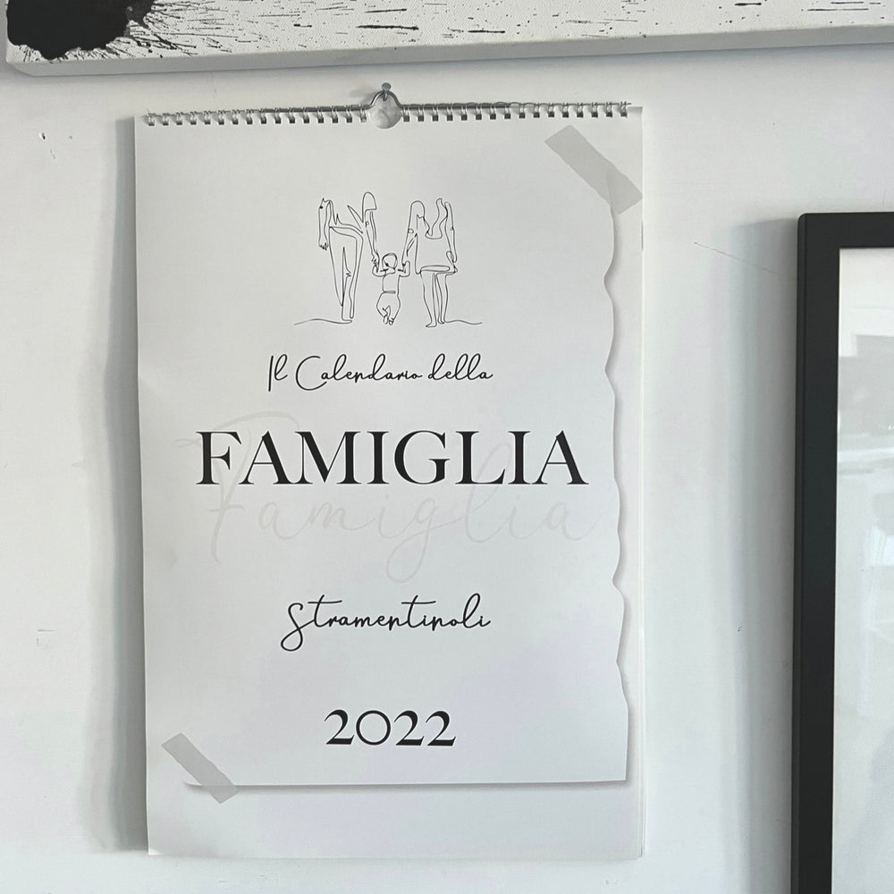 
                      
                        Calendario famiglia con nomi
                      
                    
