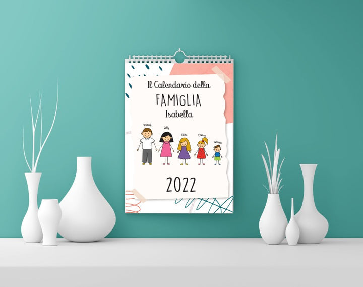 Calendario Famiglia con Nomi