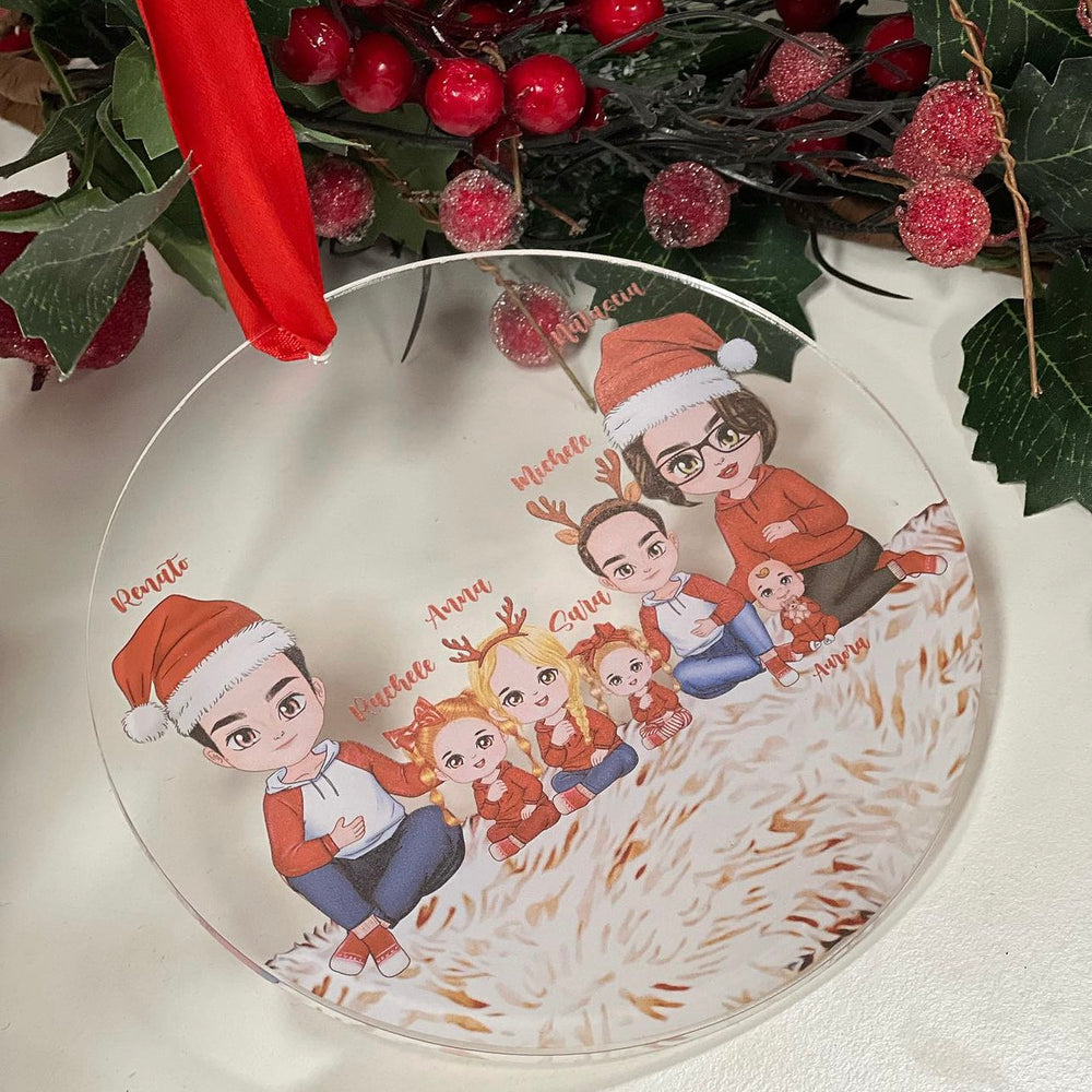 
                      
                        Pallina di Natale Famiglia con Avatar
                      
                    