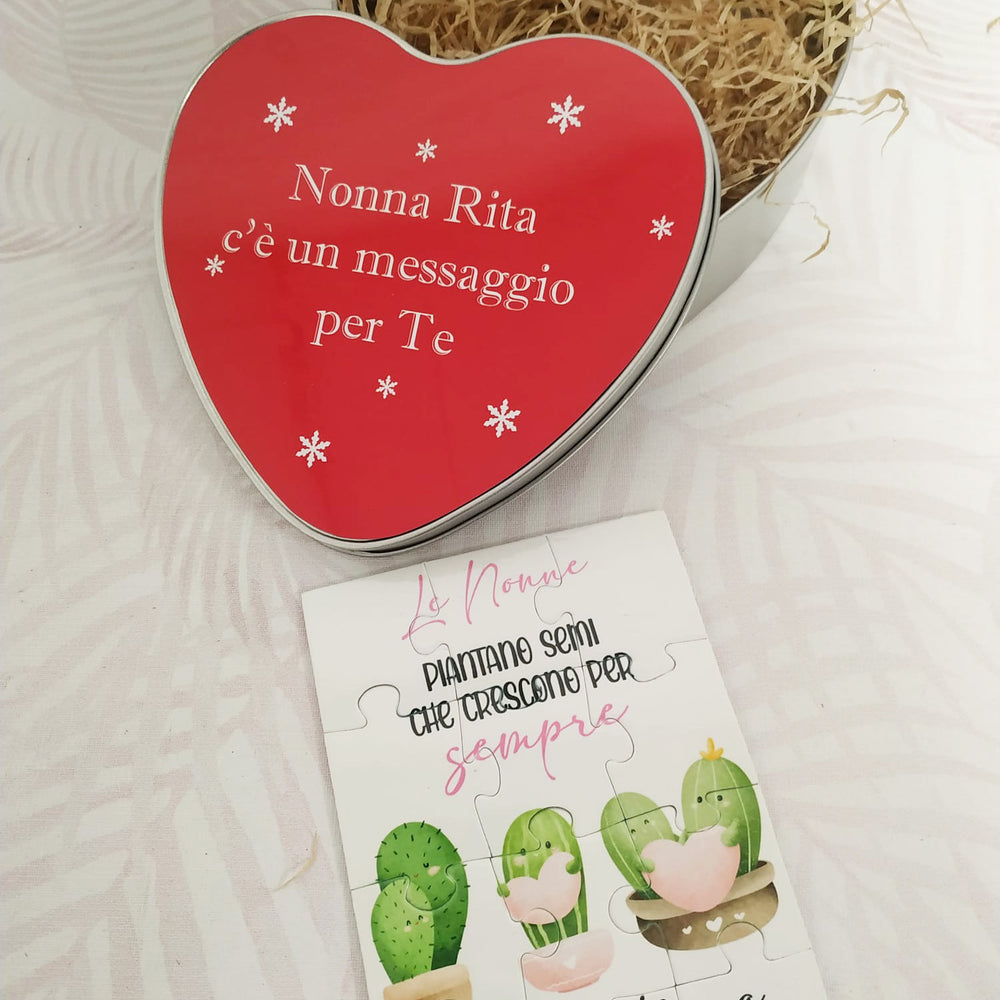 
                      
                        Scatola Alluminio con Puzzle personalizzata
                      
                    